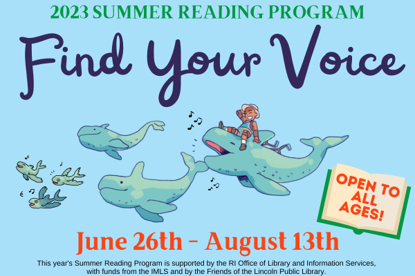 find your voice, summer reading 2023