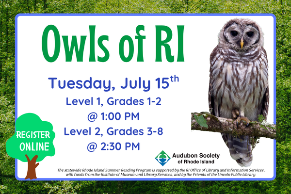 owls of RI; tuesday july 15th