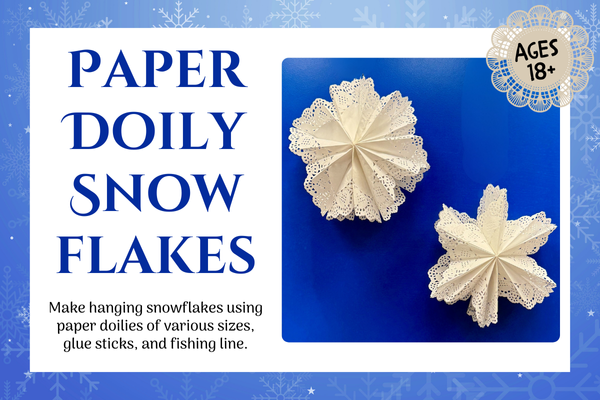 paper doily snowflakes